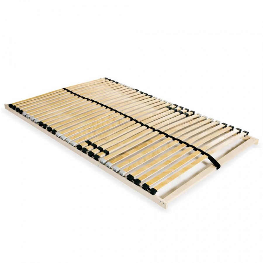 Stelaż do łóżka z 28 listwami, drewno FSC, 7 stref, 100 x 200 cm