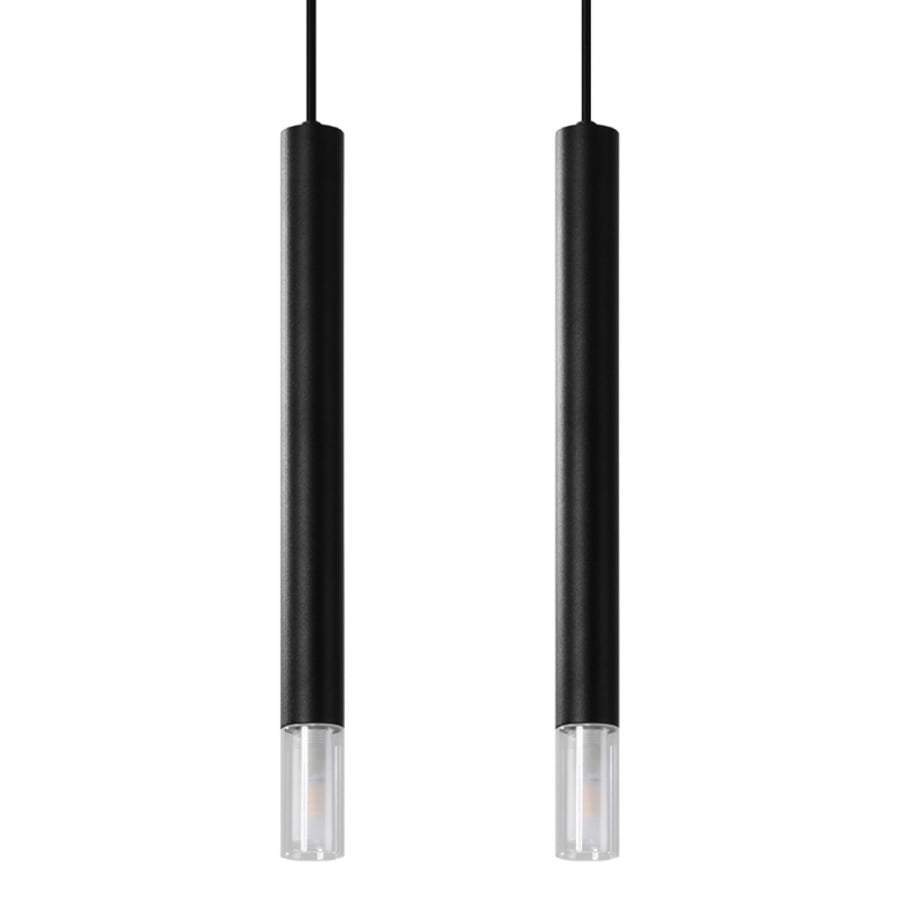 Lampa wisząca WEZYR 2 czarna