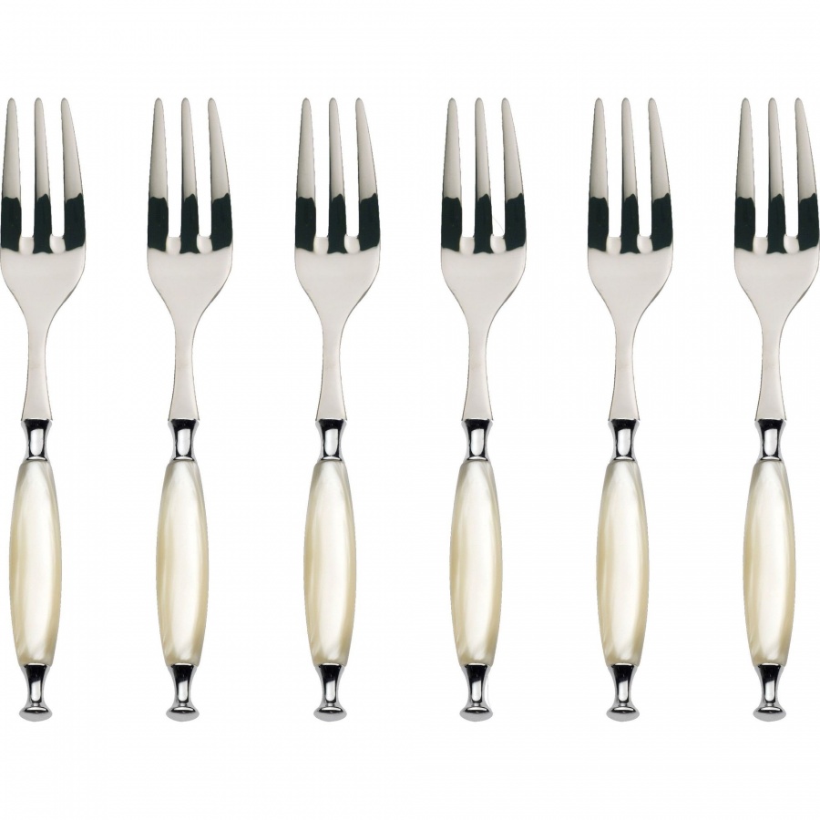 Country ivory - zestaw 6 widelczyków
