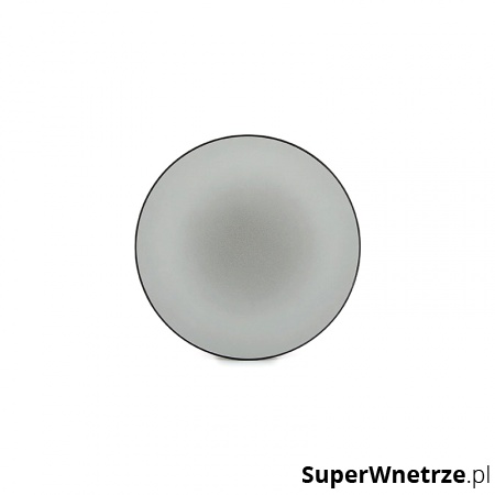 Equinoxe talerz płaski 21 cm szary