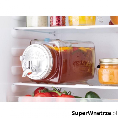 Dystrybutor na napoje do lodówki 3l Kilner przezroczysty