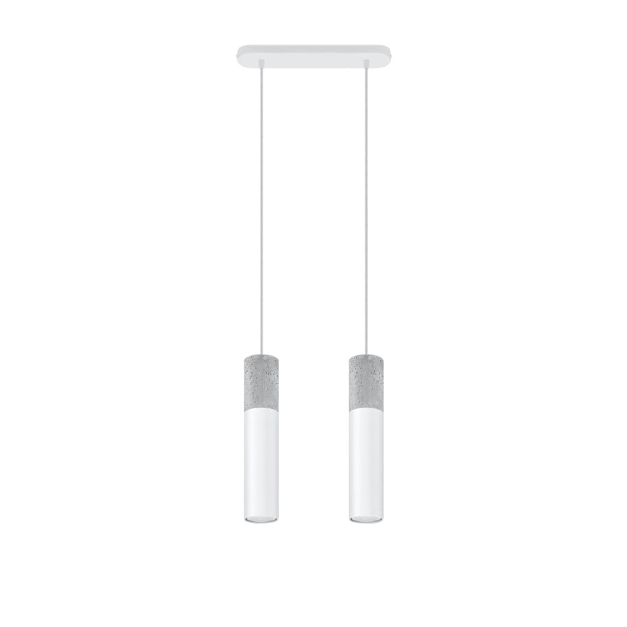 Lampa wisząca BORGIO 2 biały