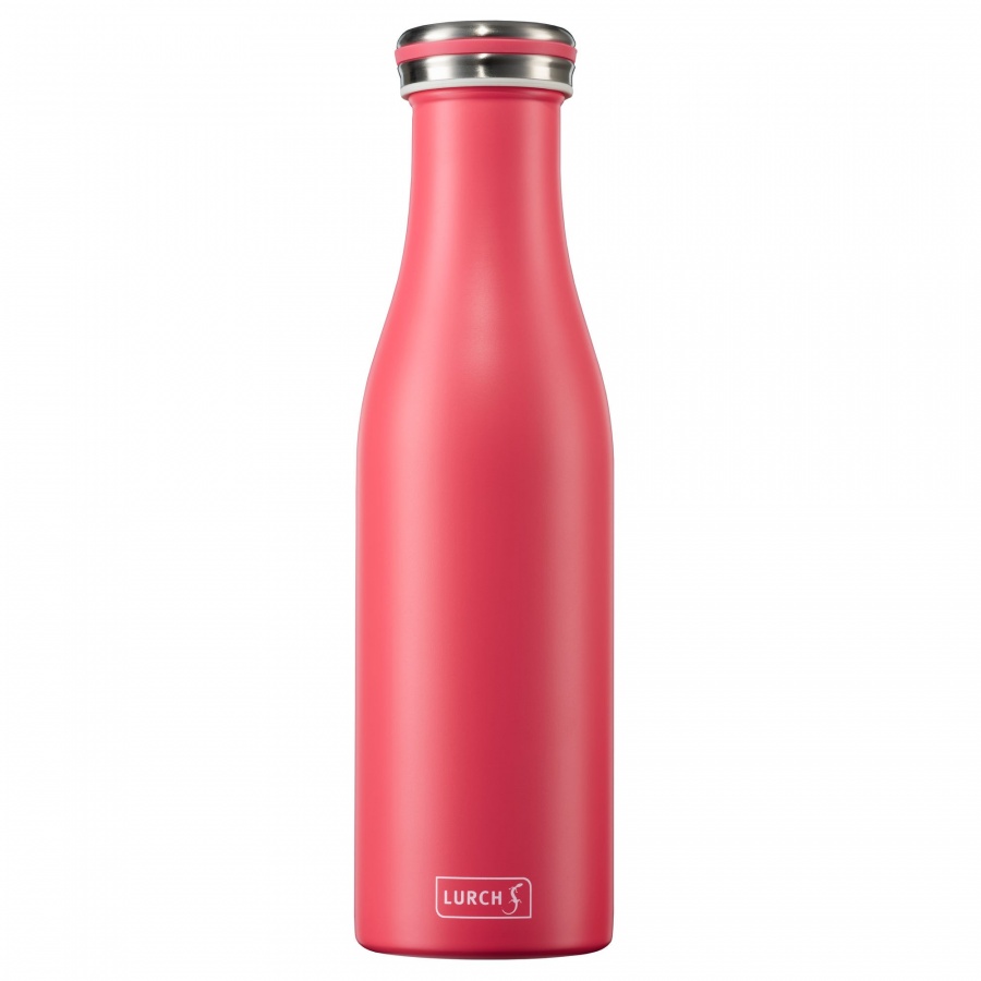 Butelka termiczna, stalowa, 0,5 l, różowa