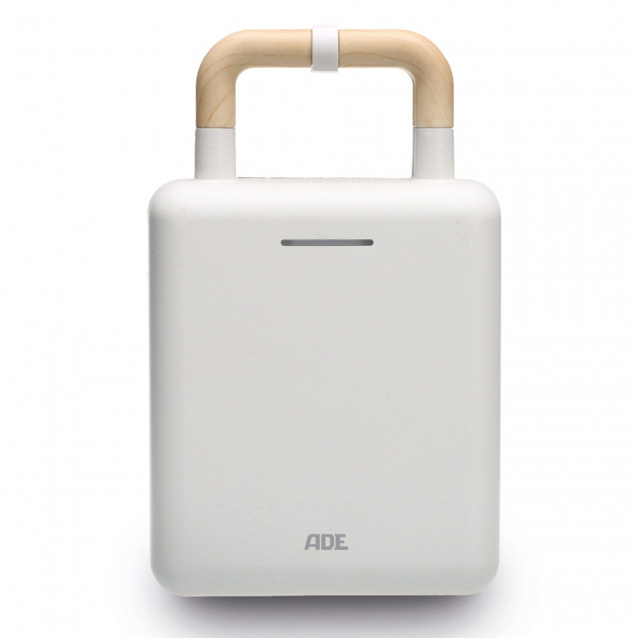 Opiekacz do kanapek/gofrownica, 14 x 22,5 x 9,5 cm, biały