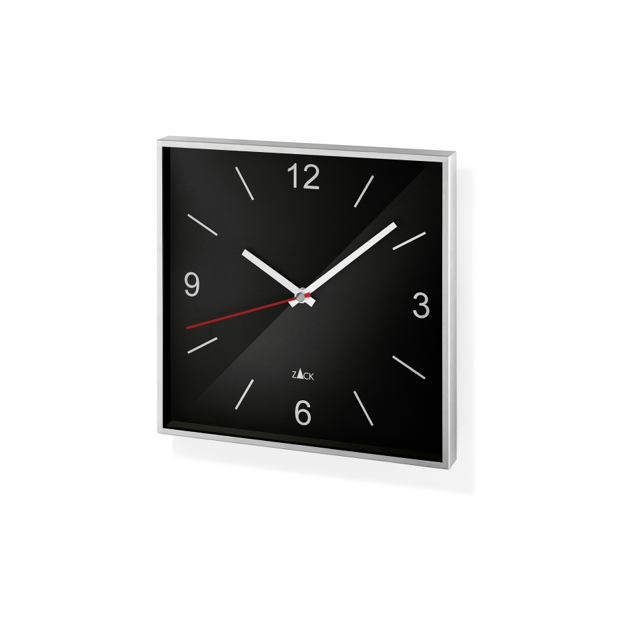 Zegar ścienny 26x26cm Zack Sillar czarny