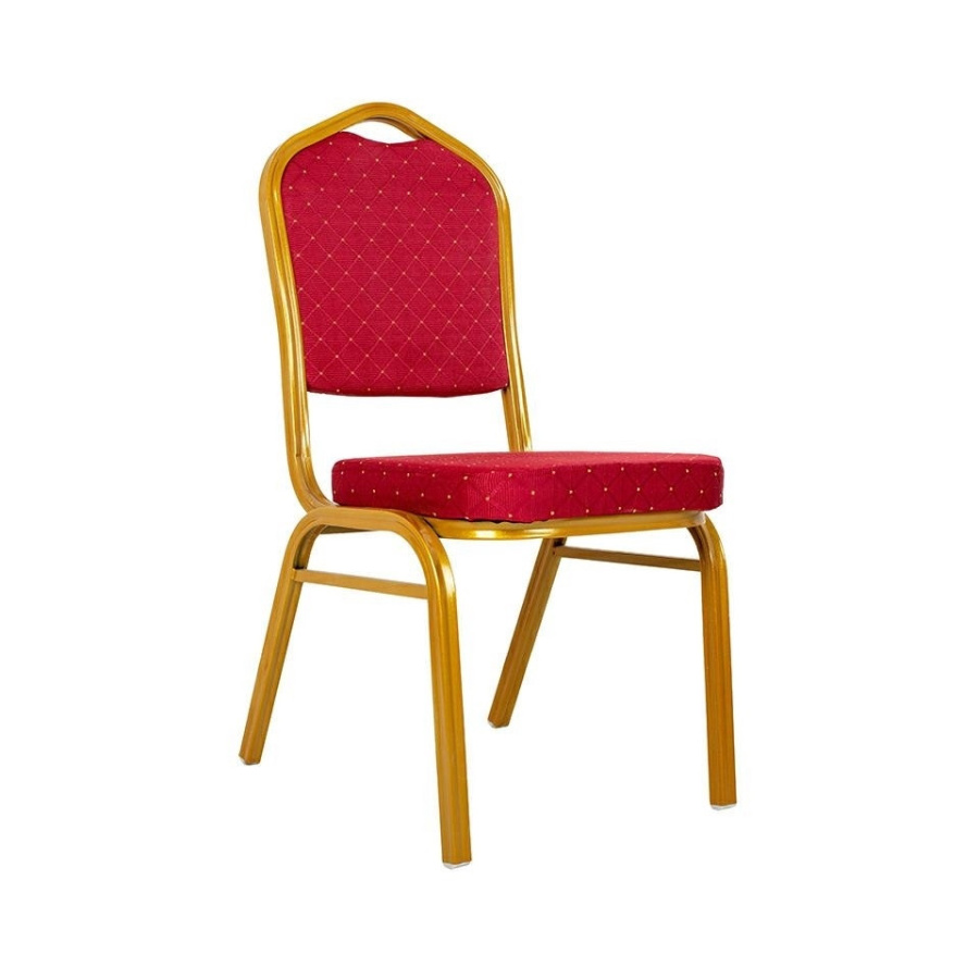 Krzesło bankietowe heros czerwone / złote