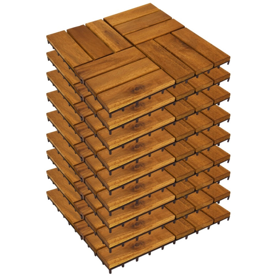 Płytki tarasowe drewniane 30x30 cm 9 szt.