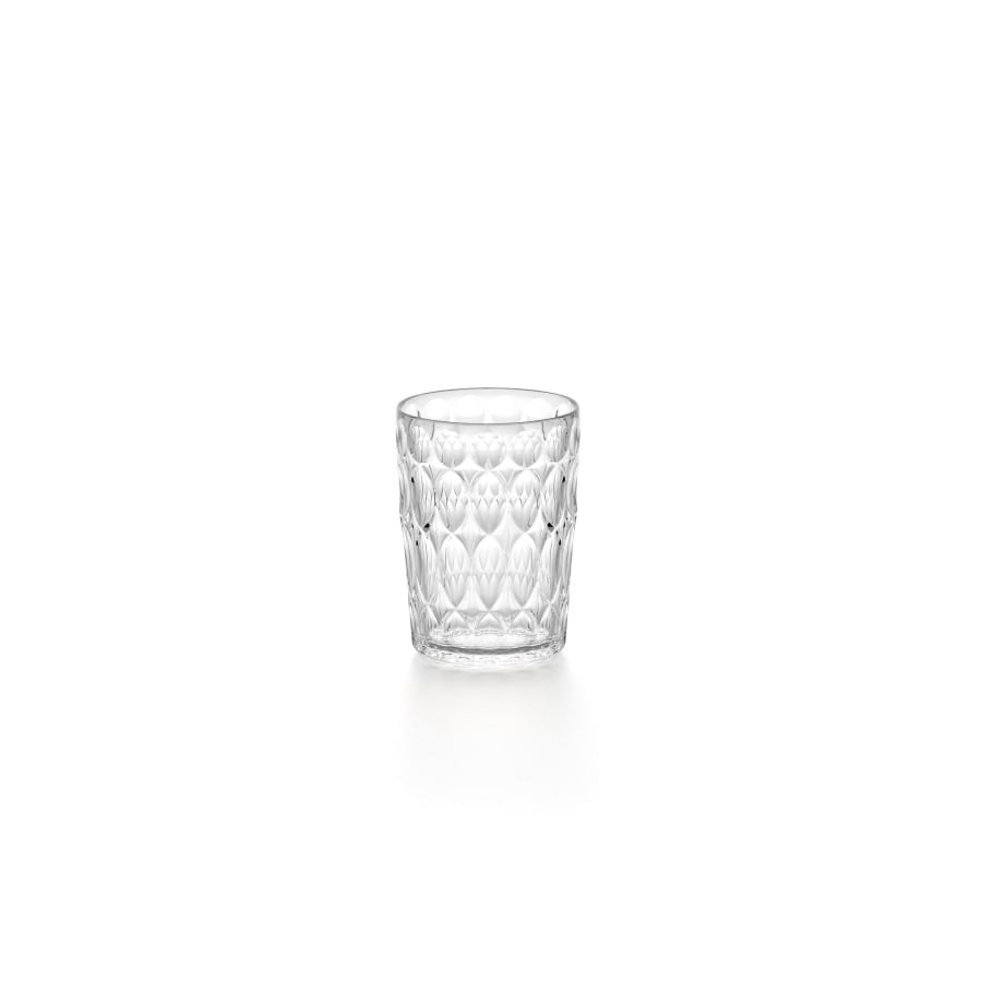 Wysoka szklanka wzór 1 - transparentna