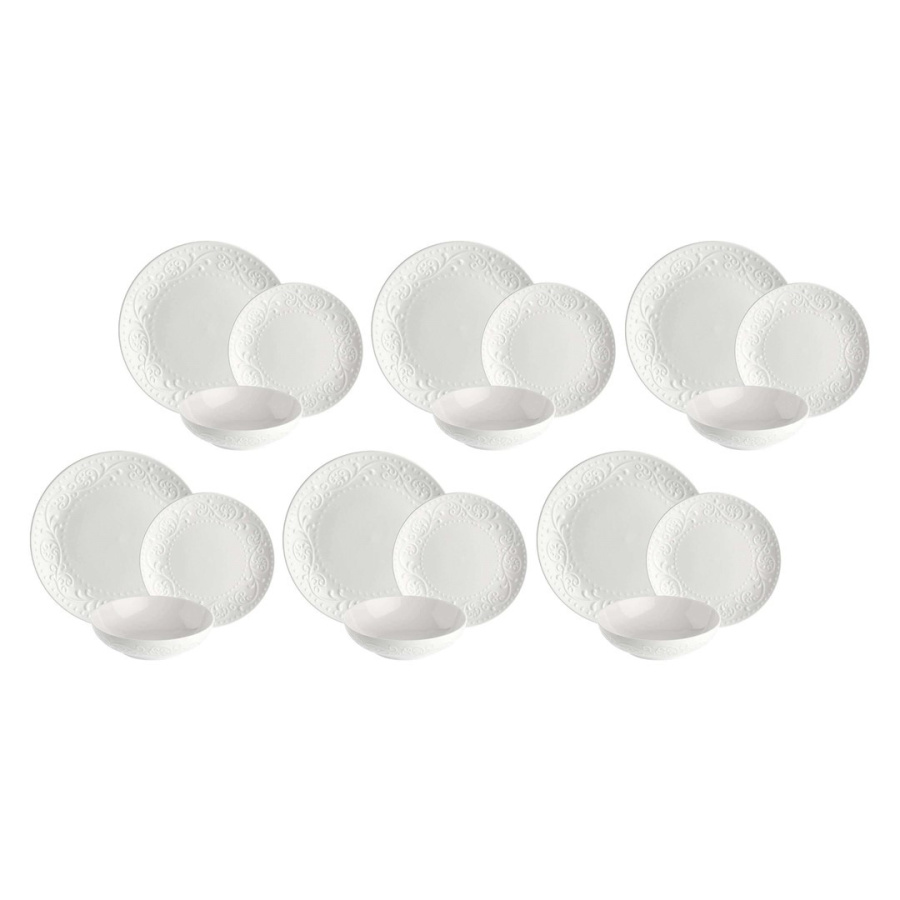 LA PORCELLANA BIANCA SOGNANTE Zestaw stołowy (18 elementów)