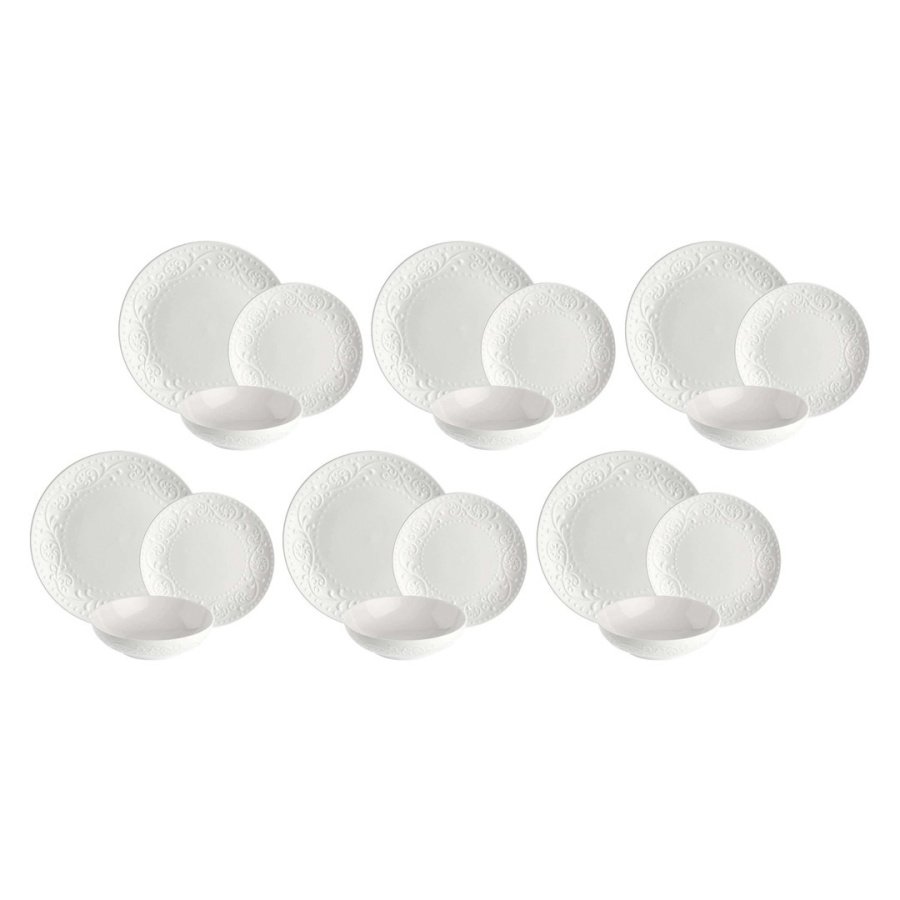 LA PORCELLANA BIANCA SOGNANTE Zestaw stołowy (18 elementów)