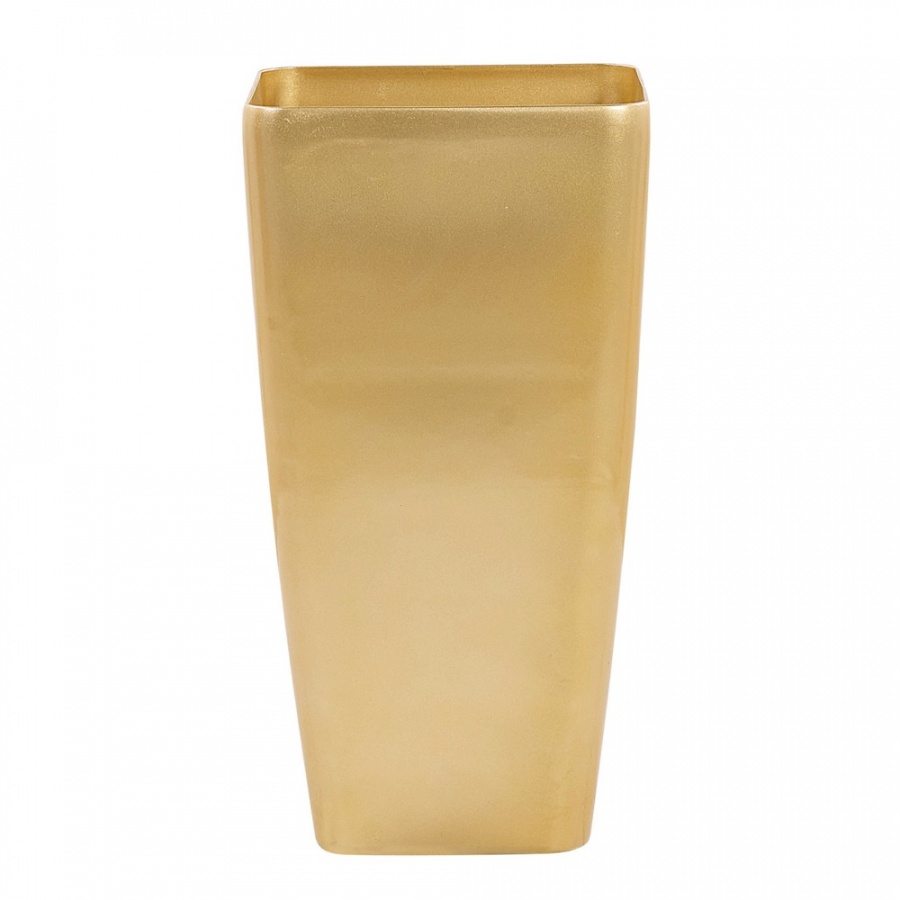 Doniczka 40 x 40 x 76 cm złota MODI