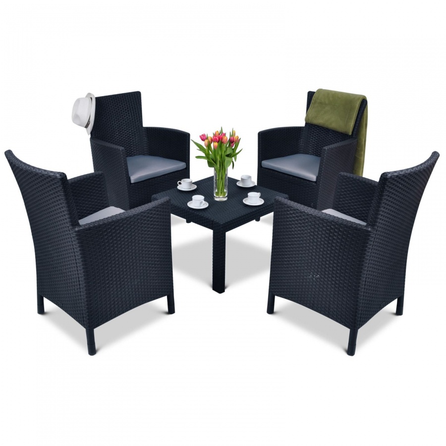 Zestaw Rosario QUATTRO : Kolor - grafit/szary