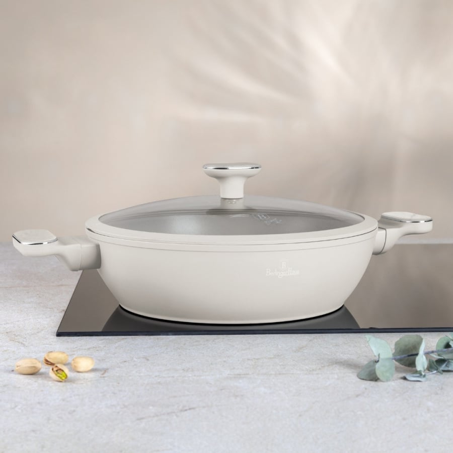 Płytki garnek z pokrywką 28 cm BerlingerHaus Sahara Marble BH-8394