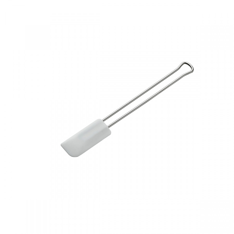 mała łopatka silikonowa, 20 cm, biała