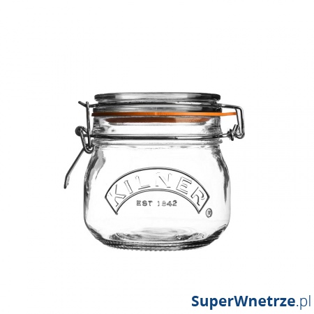 Słoik 0,5l Kilner Round Clip Top Jar przezroczysty