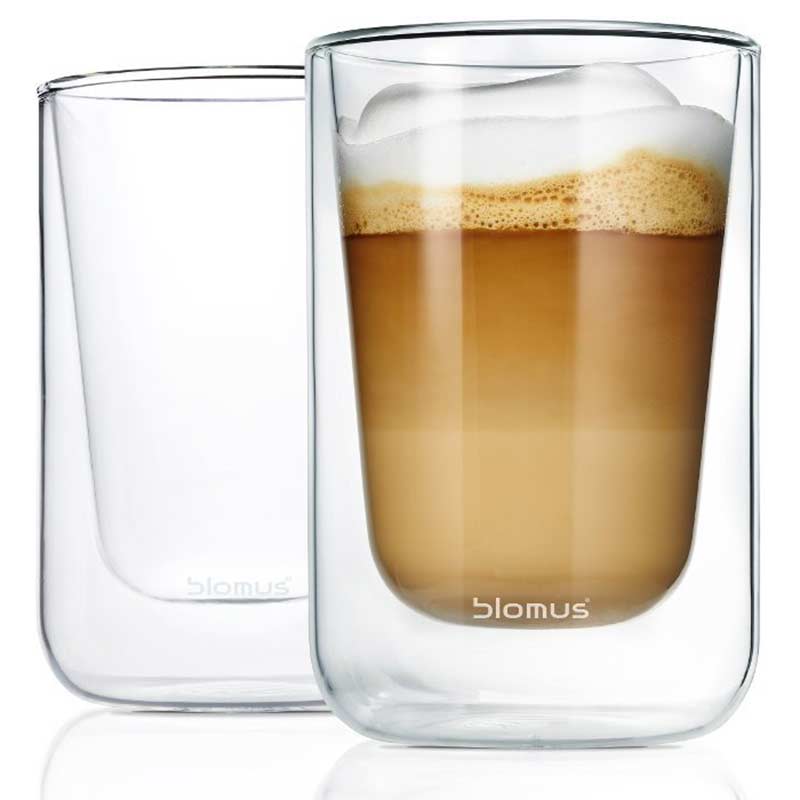 Szklanki termiczne do cappuccino 250ml Blomus Nero