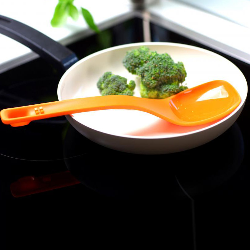 Nylonowa łyżka uniwersalna Vialli Design Colori pomarańczowa