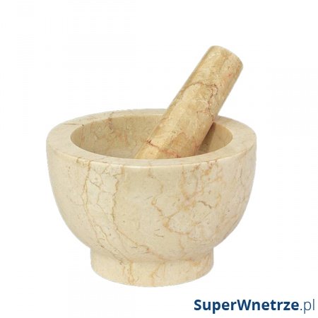 Moździerz marmurowy 9 cm Cilio Ivory