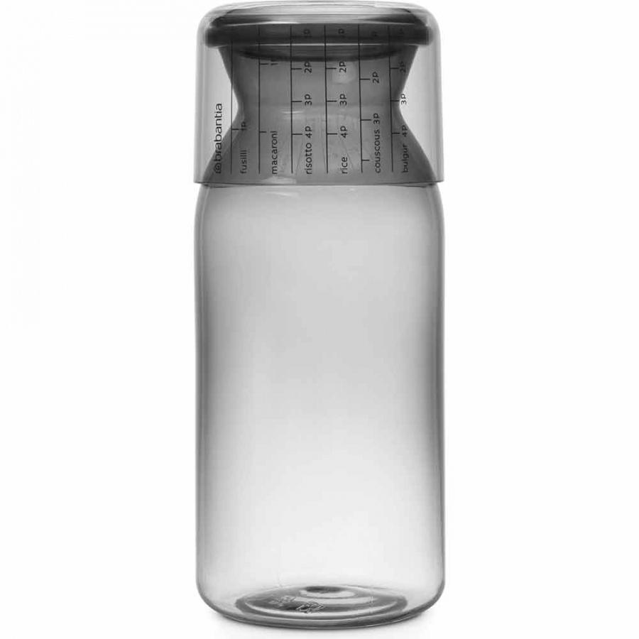 Pojemnik kuchenny z miarką 1,3l Brabantia szary