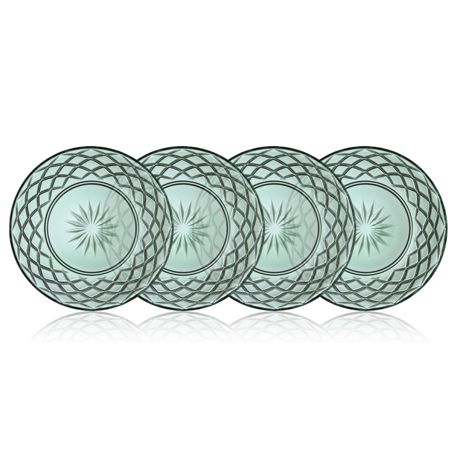 Talerze Sorrento 21 cm 4 sztuki zielone 32010