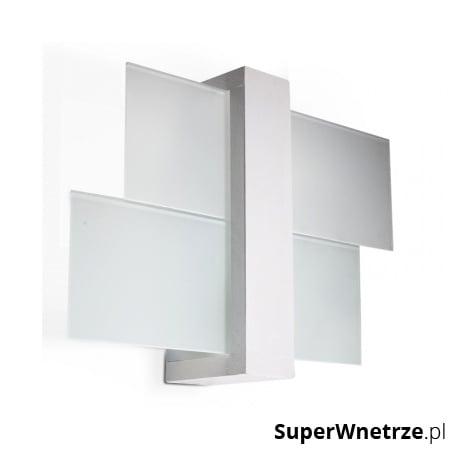 Kinkiet 43x30cm Sollux Lighting Feniks 1 biały