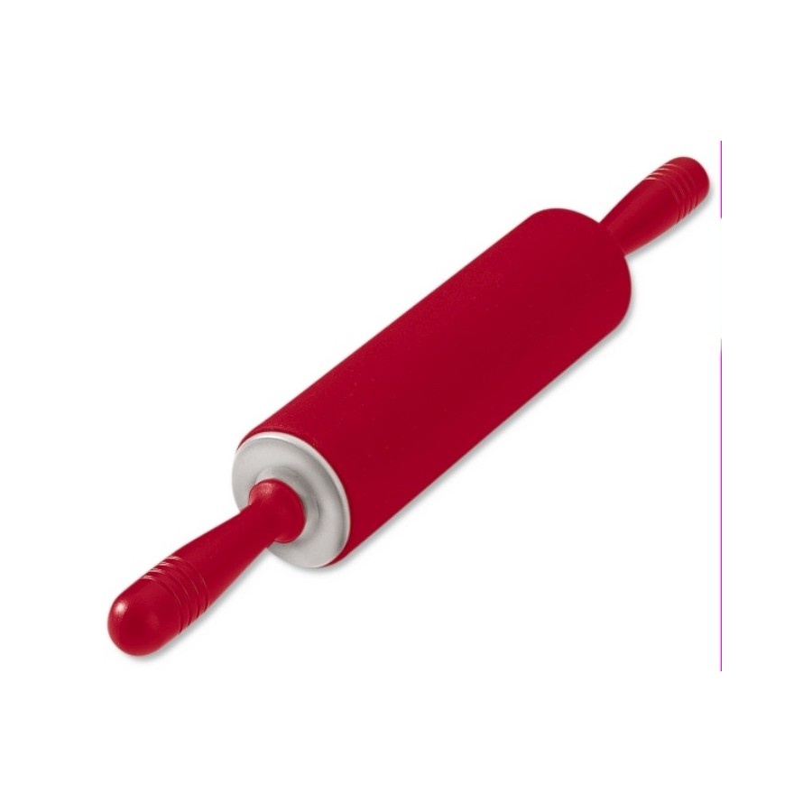 Wałek silikonowy do ciasta 25cm Kaiser czerwony