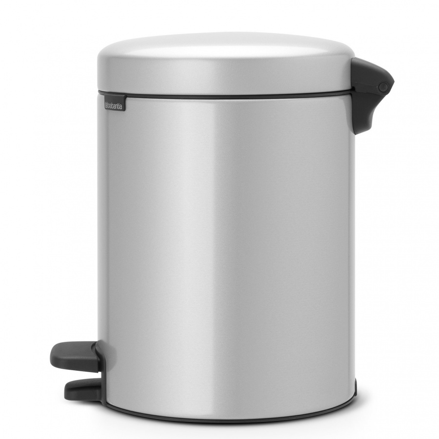 Kosz do łazienki na śmieci 5L Brabantia NewIcon srebrny
