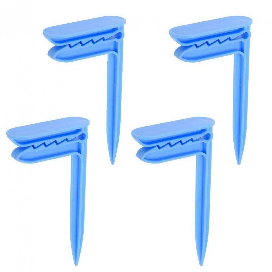 Klipsy, śledzie, uchwyty do ręcznika plażowego, koca, 4 sztuki