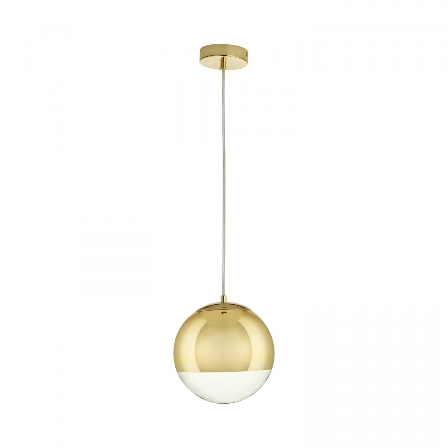 Lampa wisząca flash s złota 20 cm