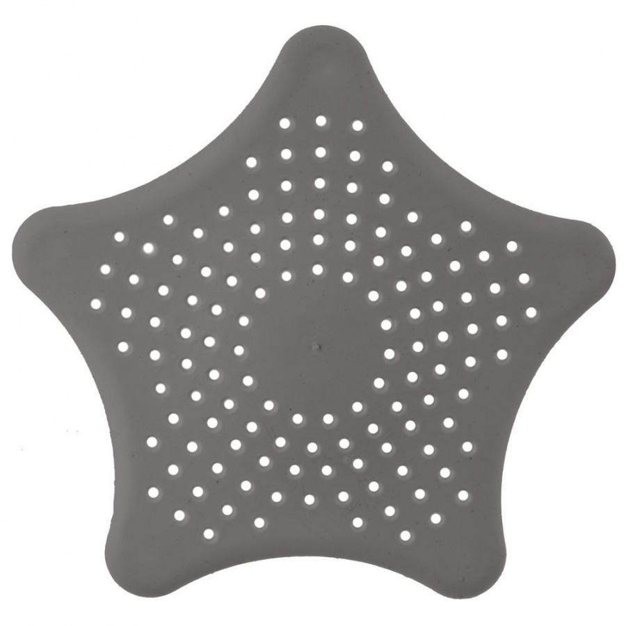 Sitko do zlewu z przyssawkami szare 16 cm