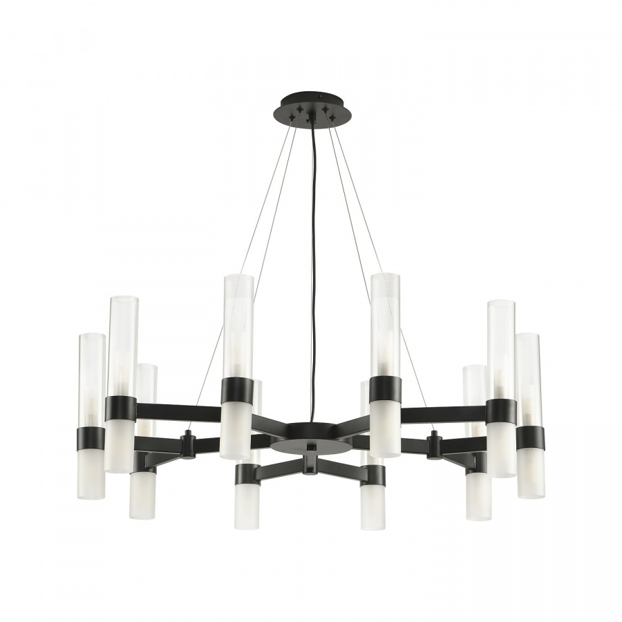 Lampa wisząca candela-10 czarna 85 cm