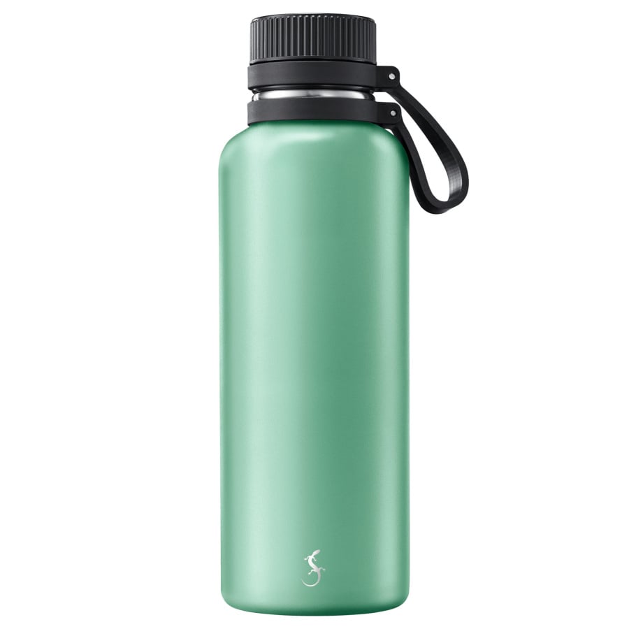 Butelka termiczna, stalowa, 1,0 l, zielona