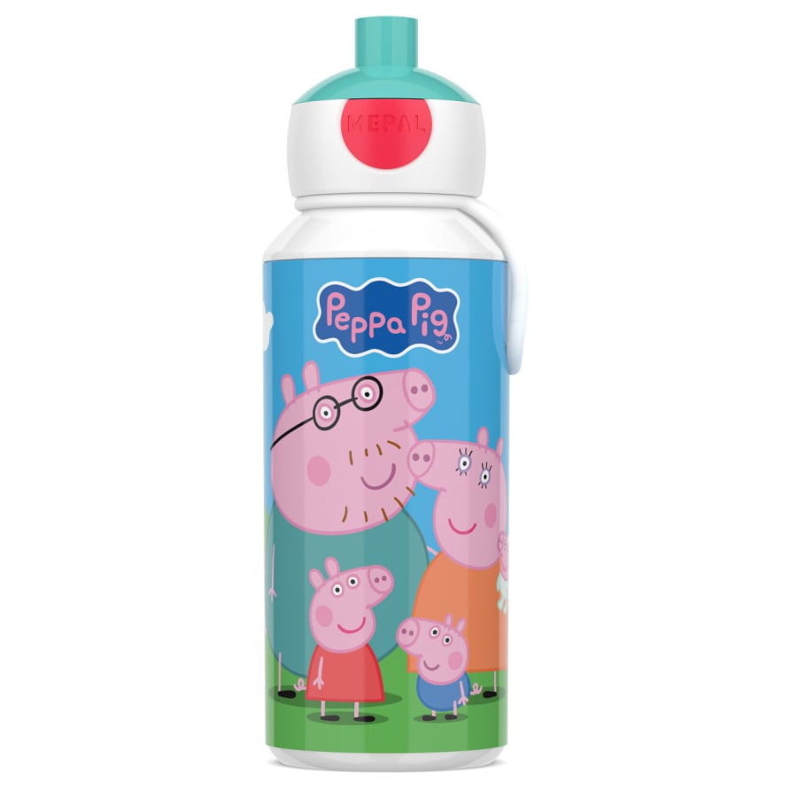 Butelka dla dzieci pop-up campus 400 ml peppa pig 107410065412