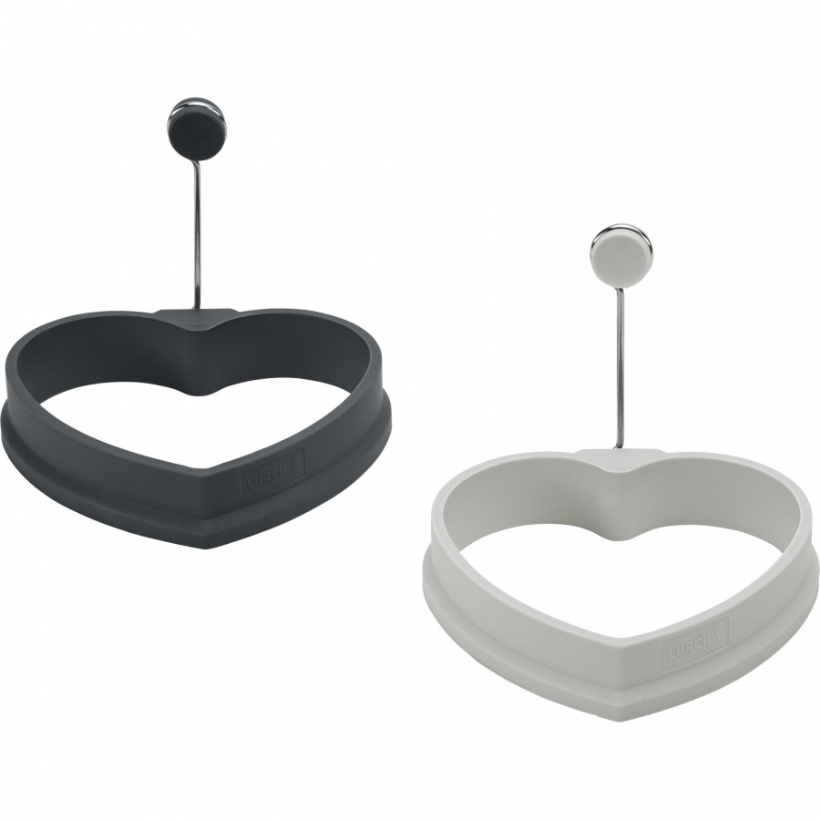 obręcze do jajek sadzonych, serca, 2 szt., 10 x 10 cm