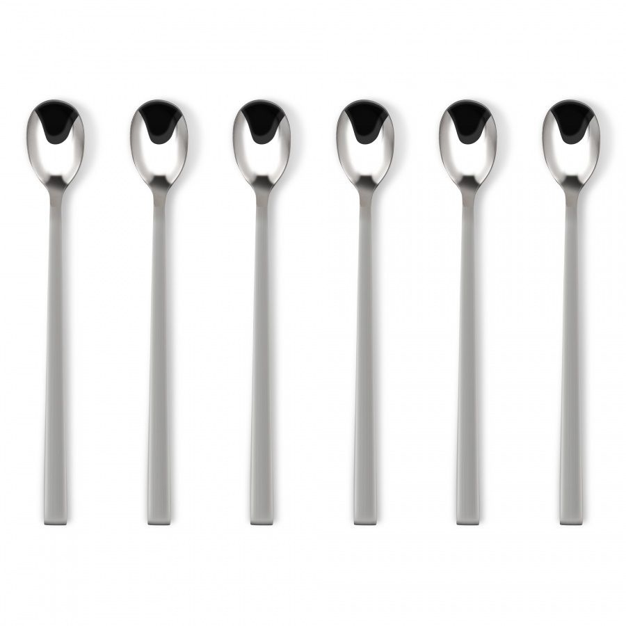 Komplet łyżeczek koktajlowych kreta 6 szt. w pudełku 9019