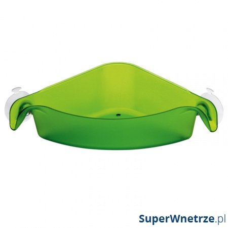 Narożnik organizer łazienkowy Koziol Boks zielony