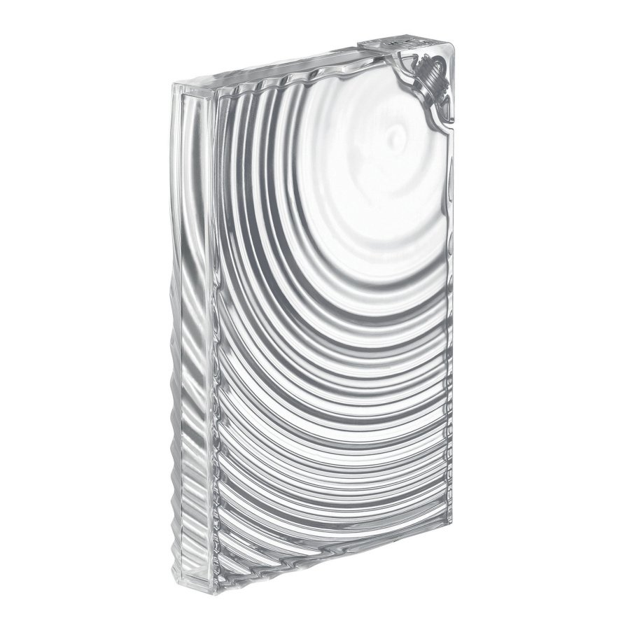 Płaska butelka na wodę ripples