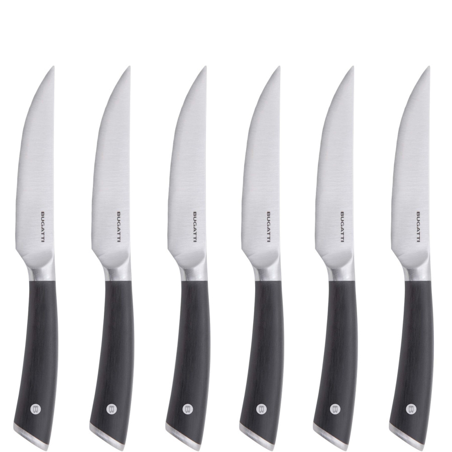 Auberge - 6 noży do steków w drewnianym