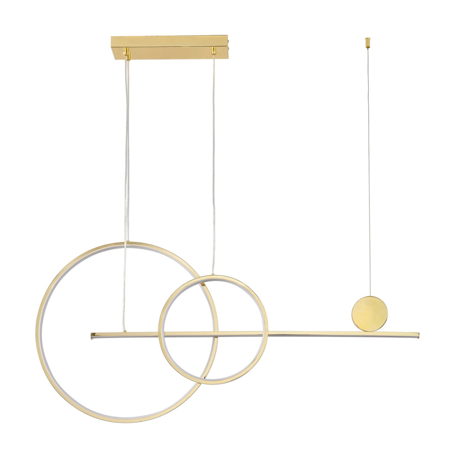 Lampa wisząca new age led złoty 120 cm