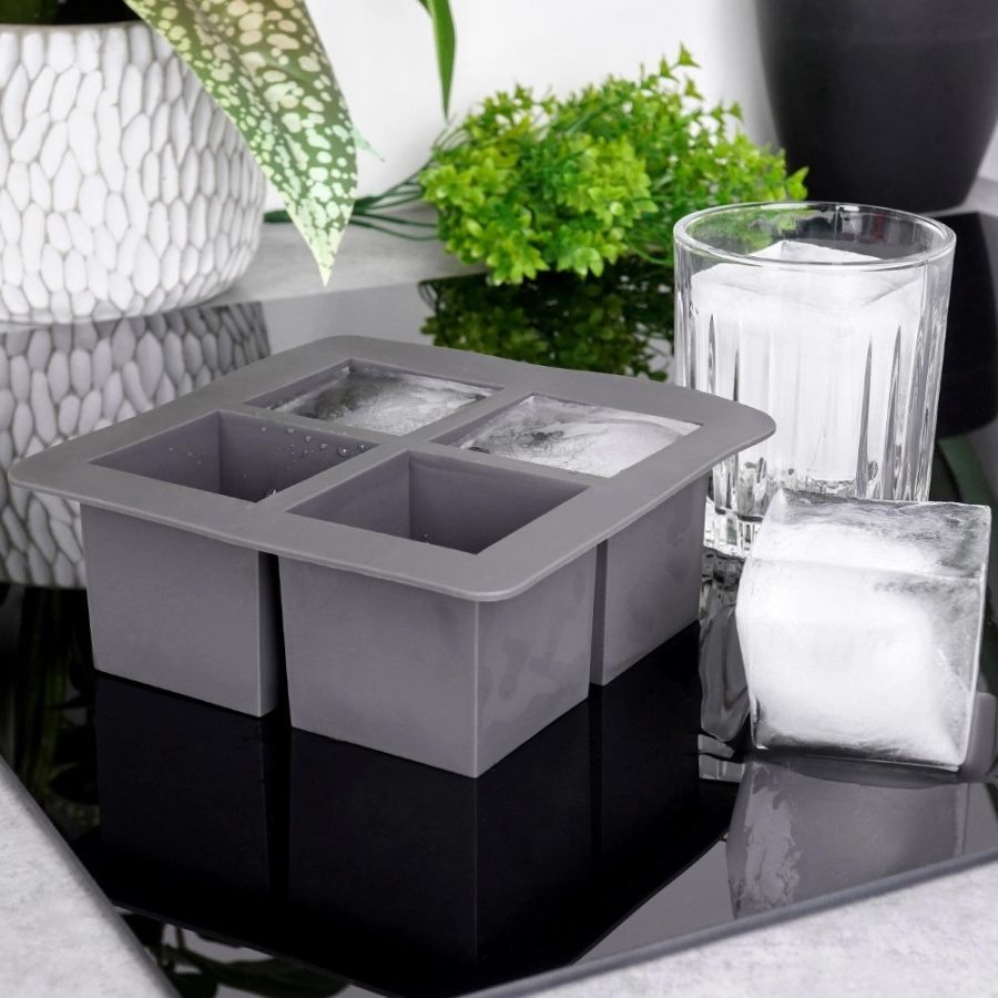 Forma do kostek lodu silikonowa DUŻE KOSTKI LODU XXL