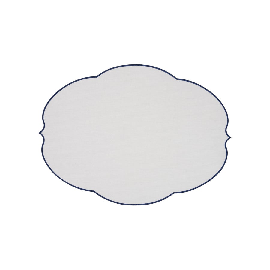 Podkładka pod talerz "kwiat" - biała