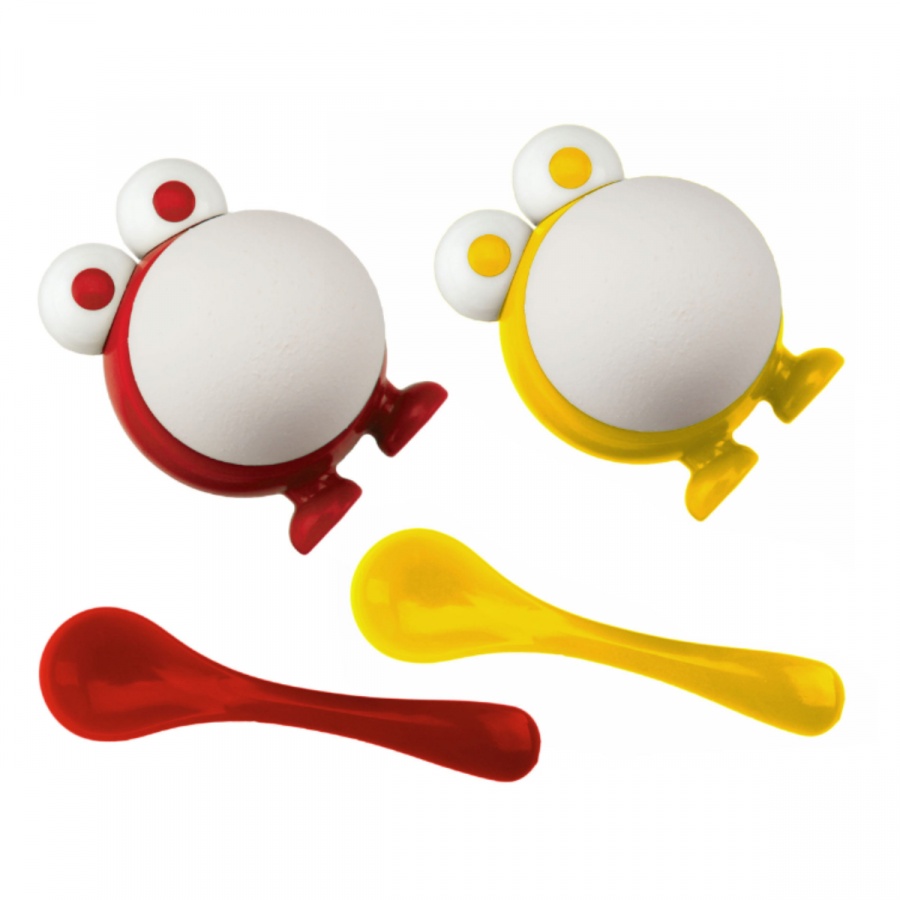 Kieliszek do jajka z łyżeczką 4,5 cm MSC