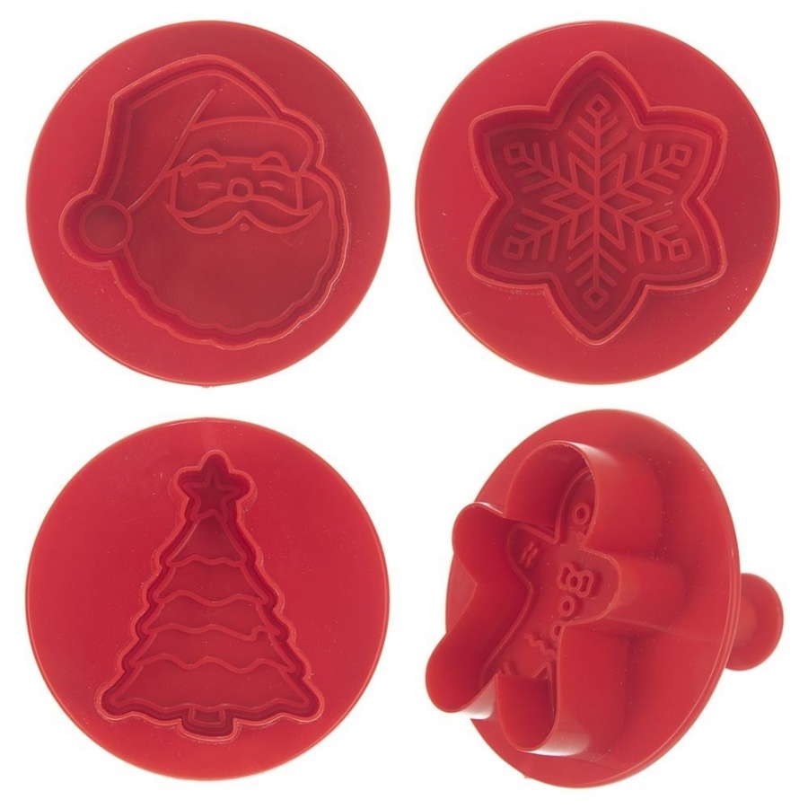 Wykrawacze do ciastek boże narodzenie 4 szt.