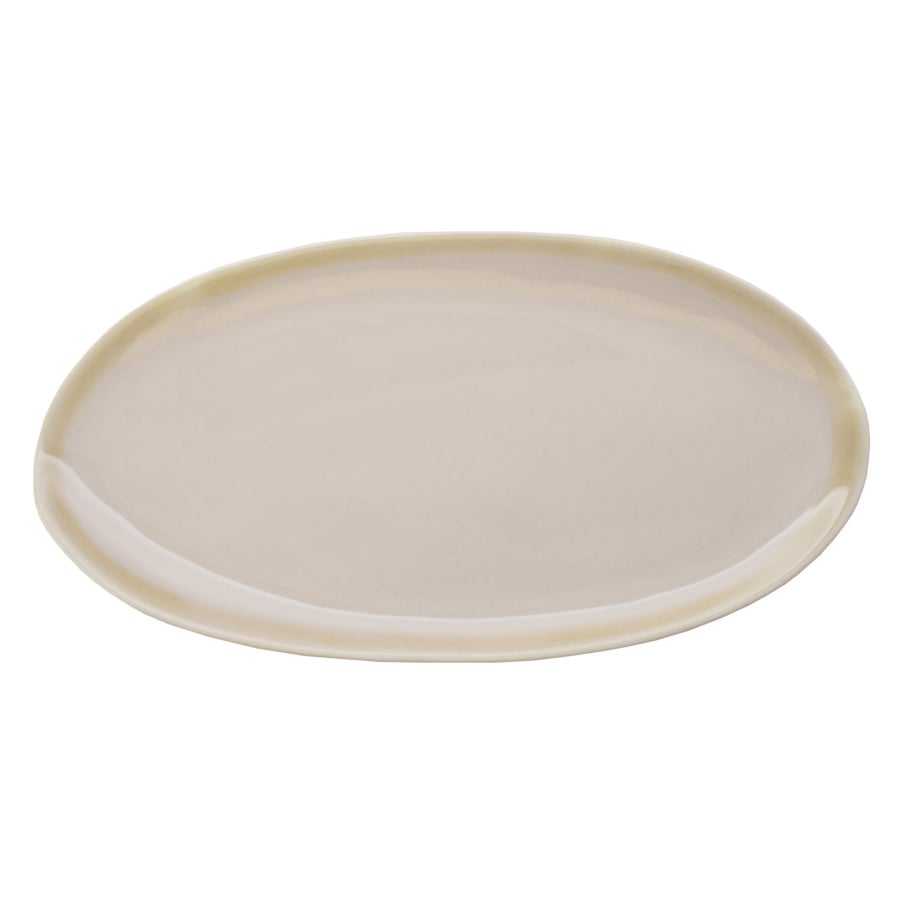 Eter talerz owalny 26,5x14 cm, beżowy