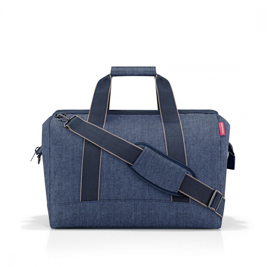 Torba allrounder l, herringbone dark blue