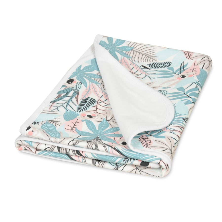 Kocyk INES bawełniany-dwustronny w pudełku 75x100