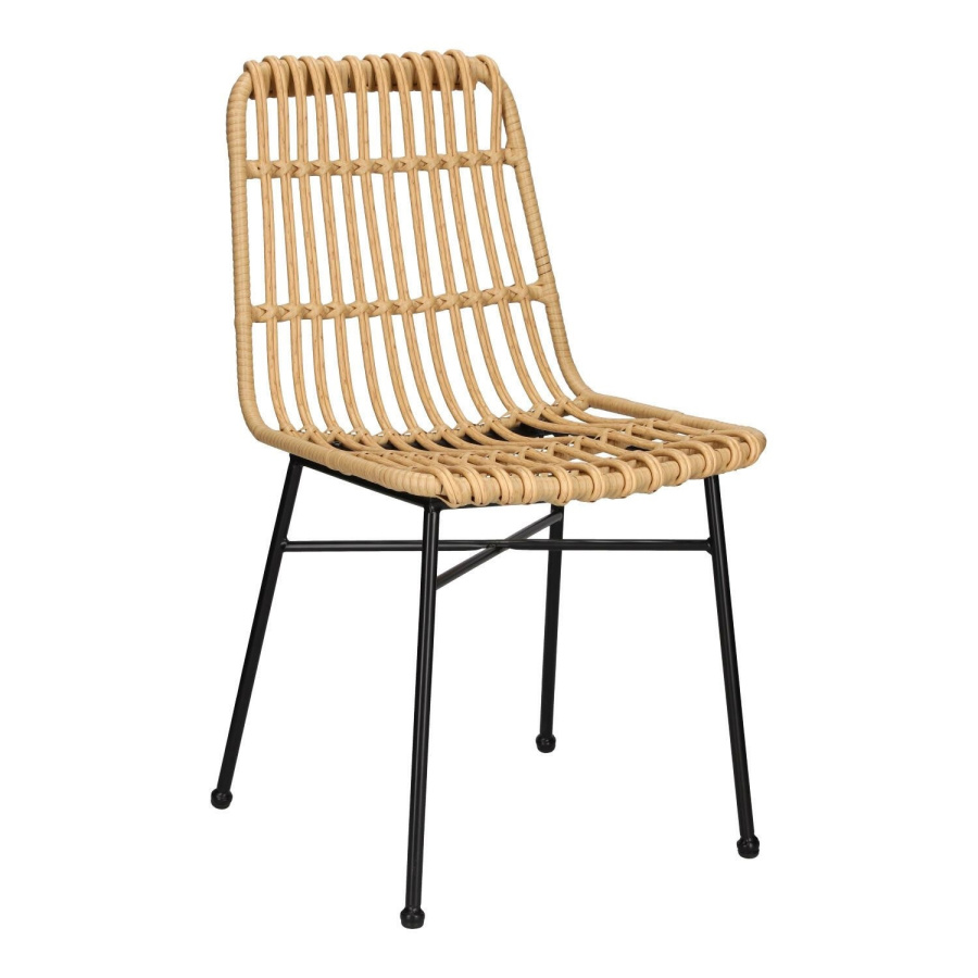 Krzesło surabaya naturalne/czarne nogi