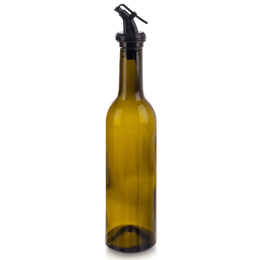 Butelka na oliwę i ocet szklana z dozownikiem 380 ml