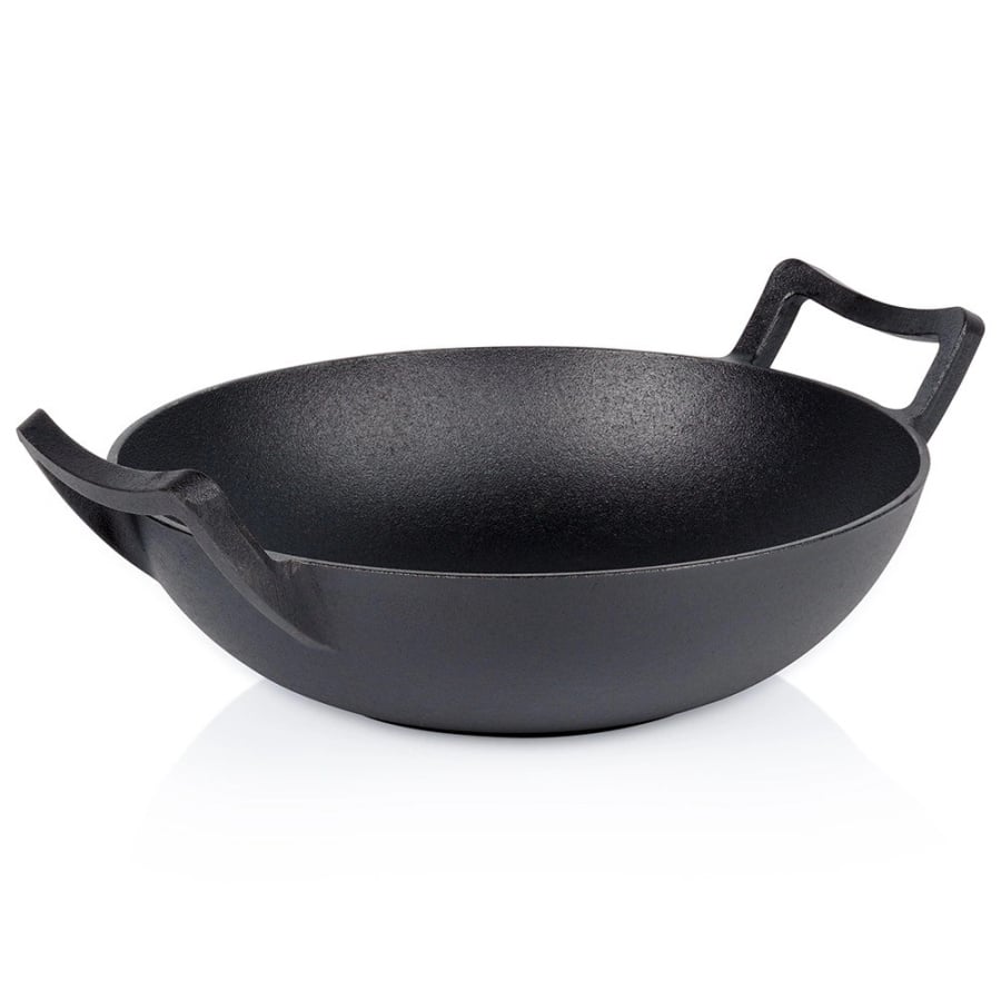 Patelnia wok żeliwna CAST LINE 32 cm