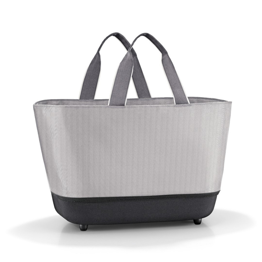 Koszyk shoppingbasket, herringbone grey